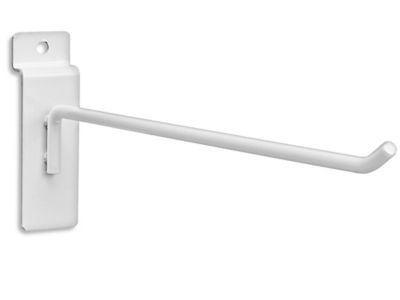 Peg Hooks for Slatwall 10", White S18615W Uline