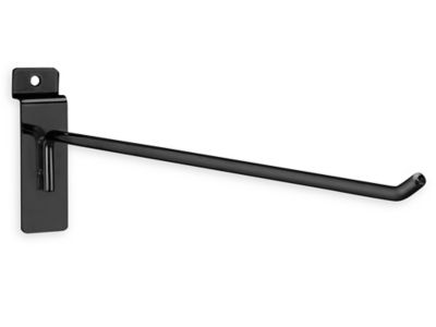 Peg Hooks for Slatwall - 12", Black S-18616BL