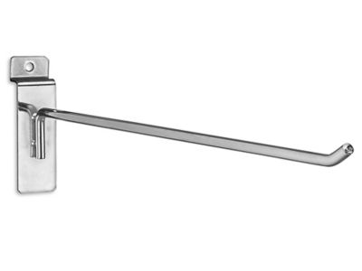 Peg Hooks for Slatwall 12", Chrome S18616C Uline