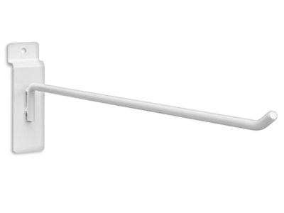 Peg Hooks for Slatwall - 12", White S-18616W
