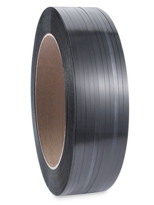 Uline Poly Strapping - 1/2" x .020" x 7,200', Black S-1862