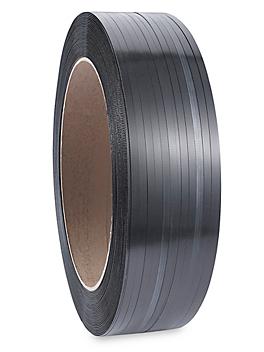 Uline Poly Strapping - 1/2" x .020" x 7,200', Black S-1862
