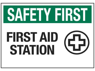  "First Aid Station" Sign