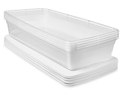 Plastic Storage Container - 35 x 16 x 6, 41 Quarts S-18823 - Uline