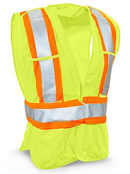 Class 2 Standard Hi-Vis Safety Vest with Pockets