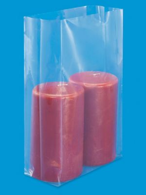 6 x 3 x 12" 2 Mil Gusseted Poly Bags S-1891