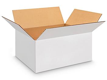 18 x 12 x 8" White Corrugated Boxes S-18949