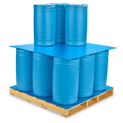 48 x 48" Plastic Corrugated Pads - Blue S-18981BLU