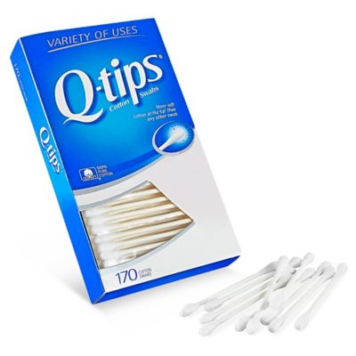 Pointed Q Tips Qtip Bleeker and R we Individually Wrapped Cotton Swabs 180  Count - Chlorine & Oil Free - Recyclable & Biodegreadable - Perfect for  Travel Makeup 180 Count (Pack of 1)