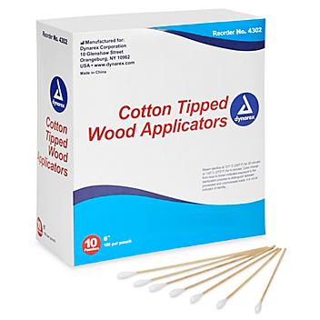 Cotton Tipped Applicators - Industrial, 6" S-18991-S1