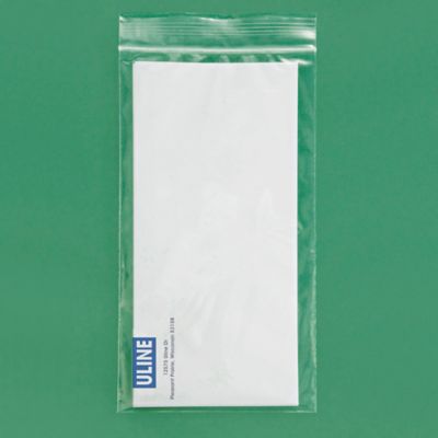 13 x 15, 2Mil Clear Ziplock Bags - 2 Gallon, Reclosable