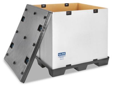 Reusable Bulk Container Corrugated, 48 x 40 x 45" S19003 Uline