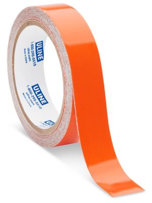 Reflective Tape - 1" x 10 yds, Orange S-19004