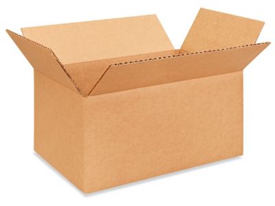 Cardboard Boxes, 12 x 8 x 6 Inches, Single Wall 32 ECT, Kraft Corrugated