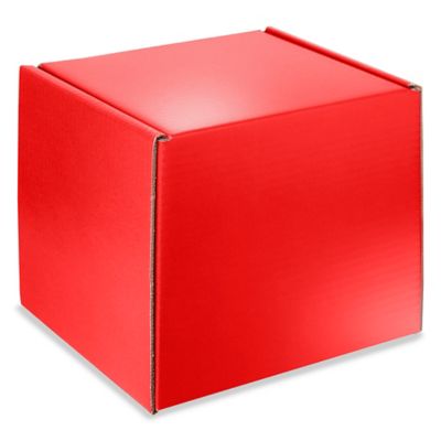 Colored Mailers - 8 x 8 x 8", Red S-19114R