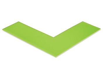 Mighty Line&reg; Deluxe Safety Tape Angles - 6 x 6 x 2", Lime S-19126LIME
