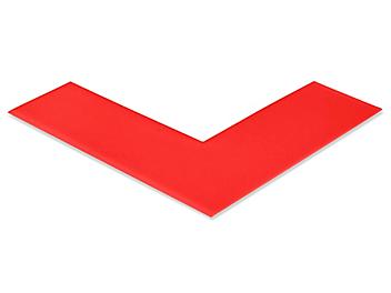 Mighty Line&reg; Deluxe Safety Tape Angles - 6 x 6 x 2", Red S-19126R
