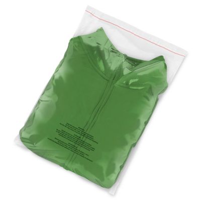 Poly Bags Size Combo Pack with Suffocation Warning by Retail Supply Co