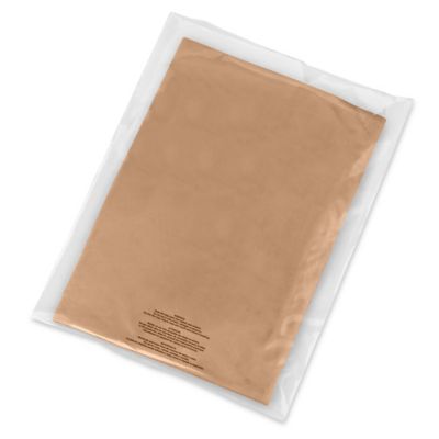 Open End Suffocation Warning Bags - 1 Mil, 14 x 20