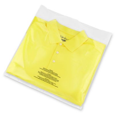 Open End Suffocation Warning Bags - 2 Mil, 16 x 16" S-19136