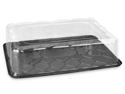 DOME LID PLASTIC 1/2 SHEET CAKE PAN(100/CS)