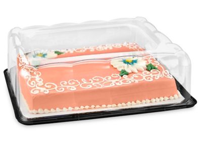 Plastic Cake Containers - 1/2 Sheet S-19149 - Uline