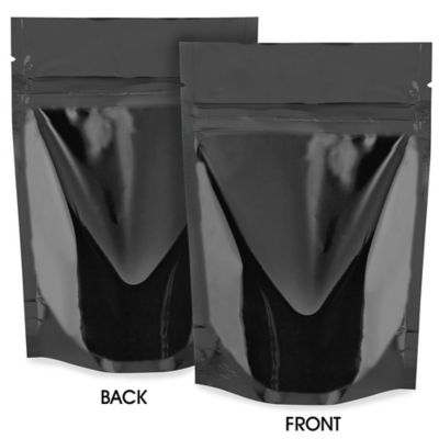 Glossy Stand-Up Barrier Pouches - 4 x 6 x 2"