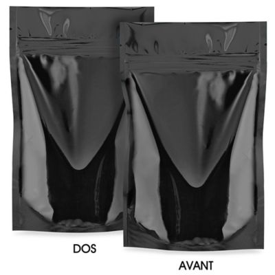 Sacs étanches verticaux brillants – 5 x 8 x 2 1/2 po