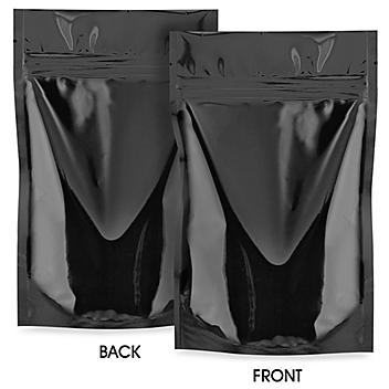 Glossy Stand-Up Barrier Pouches - 5 x 8 x 2 1/2"