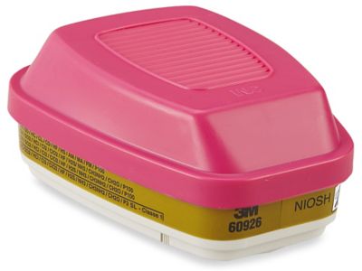 3M 60926 Multiple Gases/Vapor Cartridge/Filter Combo P100 S-19186