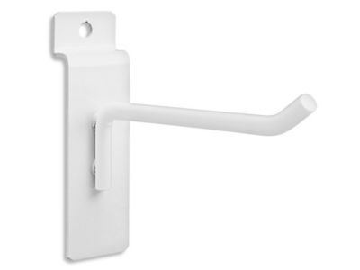 Crochets pour panneaux rainurés – 4 po, blanc