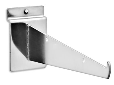 Console pour tablette pour panneaux rainurés – 8 po, chromé