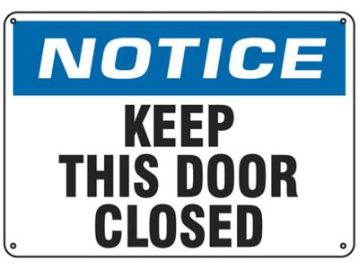 close door sign