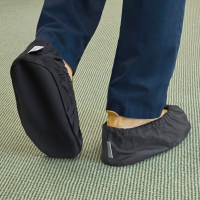ULINE Reusable Shoe Covers - Black, Large