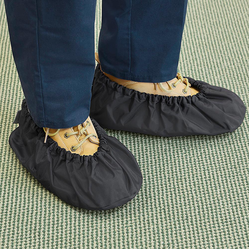 Couvre-chaussures réutilisables – TG, noir S-19249BL-X - Uline