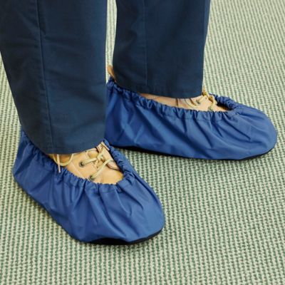 Couvre-chaussures réutilisables – Moyen, bleu S-19249BLU-M - Uline