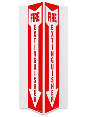 Projecting Sign - "Fire Extinguisher", 3-Way, 18 x 8 x 3" S-19260