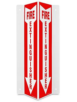 Projecting Sign - "Fire Extinguisher", 3-Way, 18 x 8 x 3" S-19260