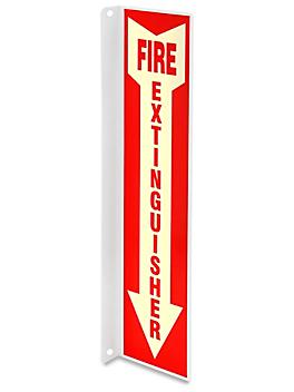 Projecting Sign - Glow-in-the-Dark, "Fire Extinguisher", 2-Way S-19261
