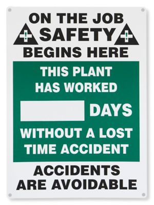 Safety Scoreboard - Manual, Plant S-19263