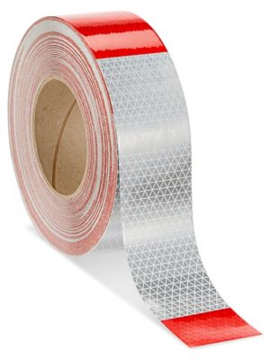 Uline Reflective Conspicuity Tape - 2 x 150', Red/White S-19276 - Uline