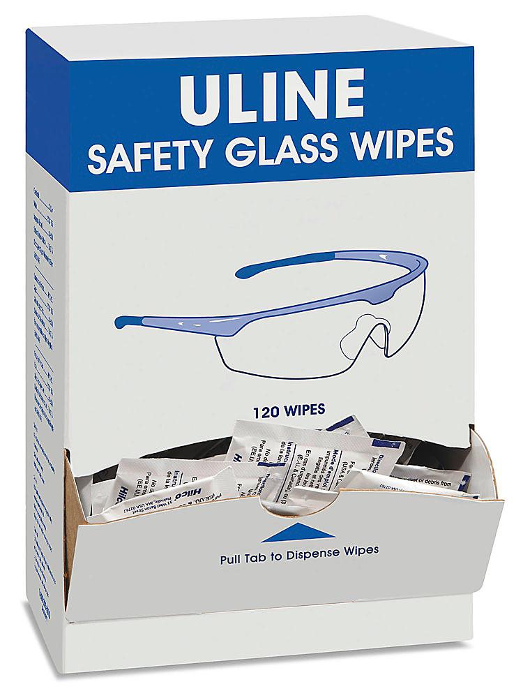 Uline Safety Glass Wipes S-19310 - Uline