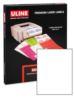 Blockout Laser Labels - 8 1/2 x 11" S-19324