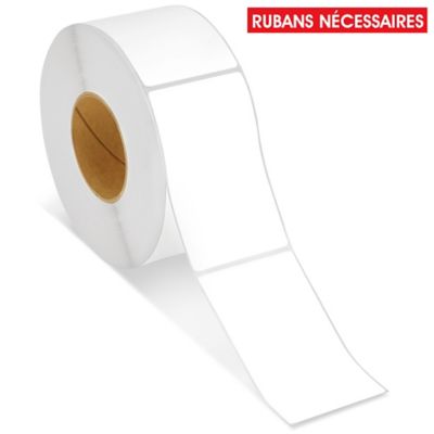 Removable Adhesive Industrial Thermal Transfer Labels - 3 x 5", Ribbons Required S-19352