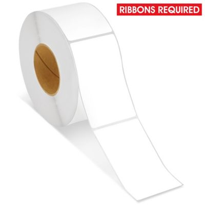 Removable Adhesive Industrial Thermal Transfer Labels - 3 x 5", Ribbons Required S-19352