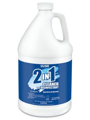 Uline 2in1 Cleaner and Disinfectant - 1 Gallon S-19374 - ULINE