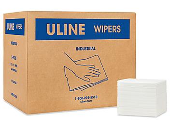 Uline Industrial 1/4 Fold Wipers S-19386