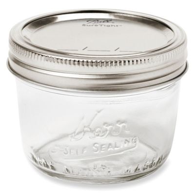 Wide Mouth Glass Jar