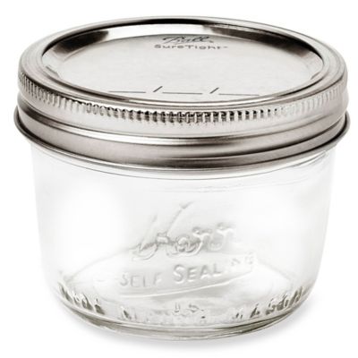 Ball® Wide Mouth Glass Canning Jars - 16 oz