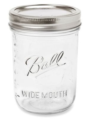 Wide Mouth Glass Jar
